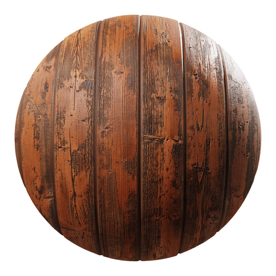 Old Vertical Wood Fence Texture, Crimson