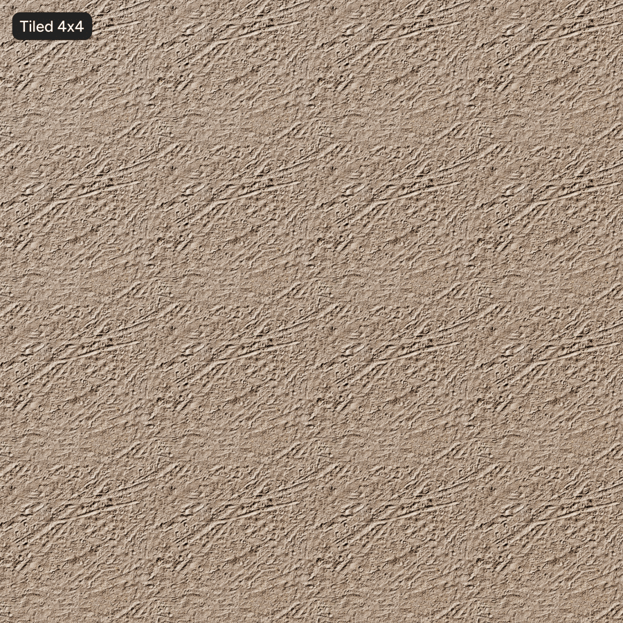 Texture de débris sur gravier meuble