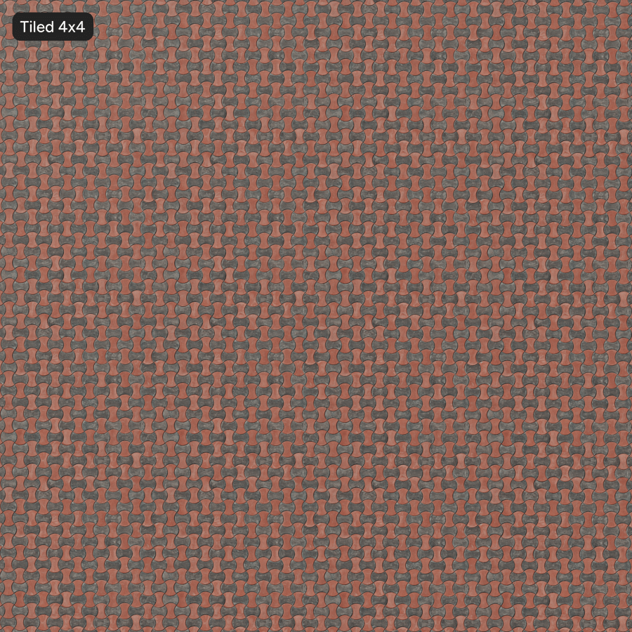 Interlocking Paver Texture, Checkered