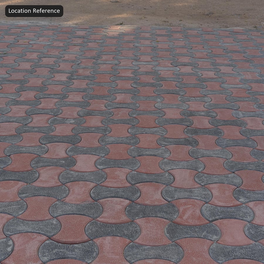 Interlocking Paver Texture, Checkered