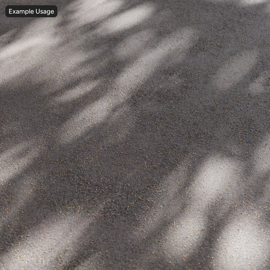 Fallen Leaves on Coarse Concrete Texture, Gray