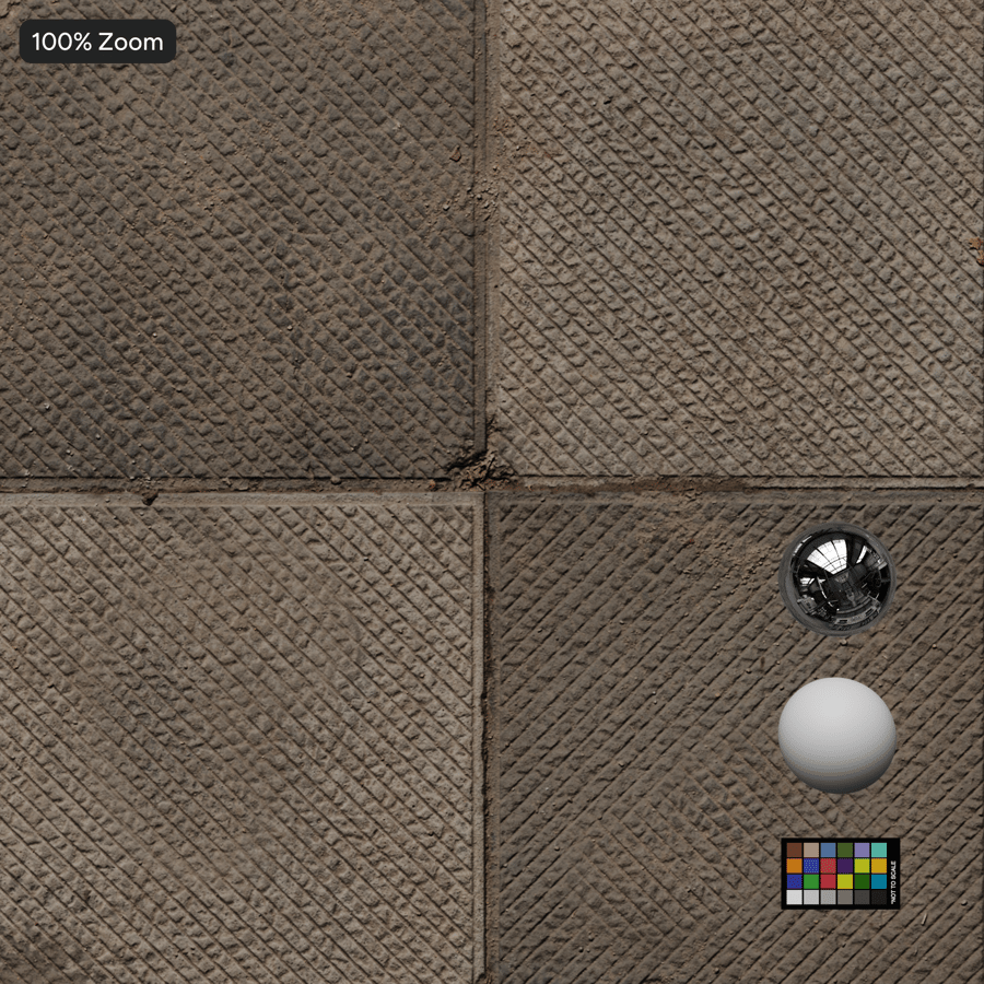 Taktile Gitter-Betonstein-Textur