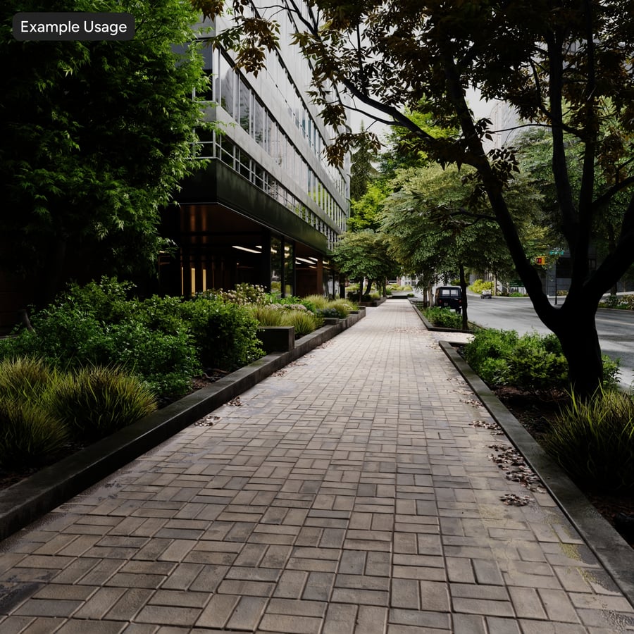 Dusty Woven Concrete Paver Texture