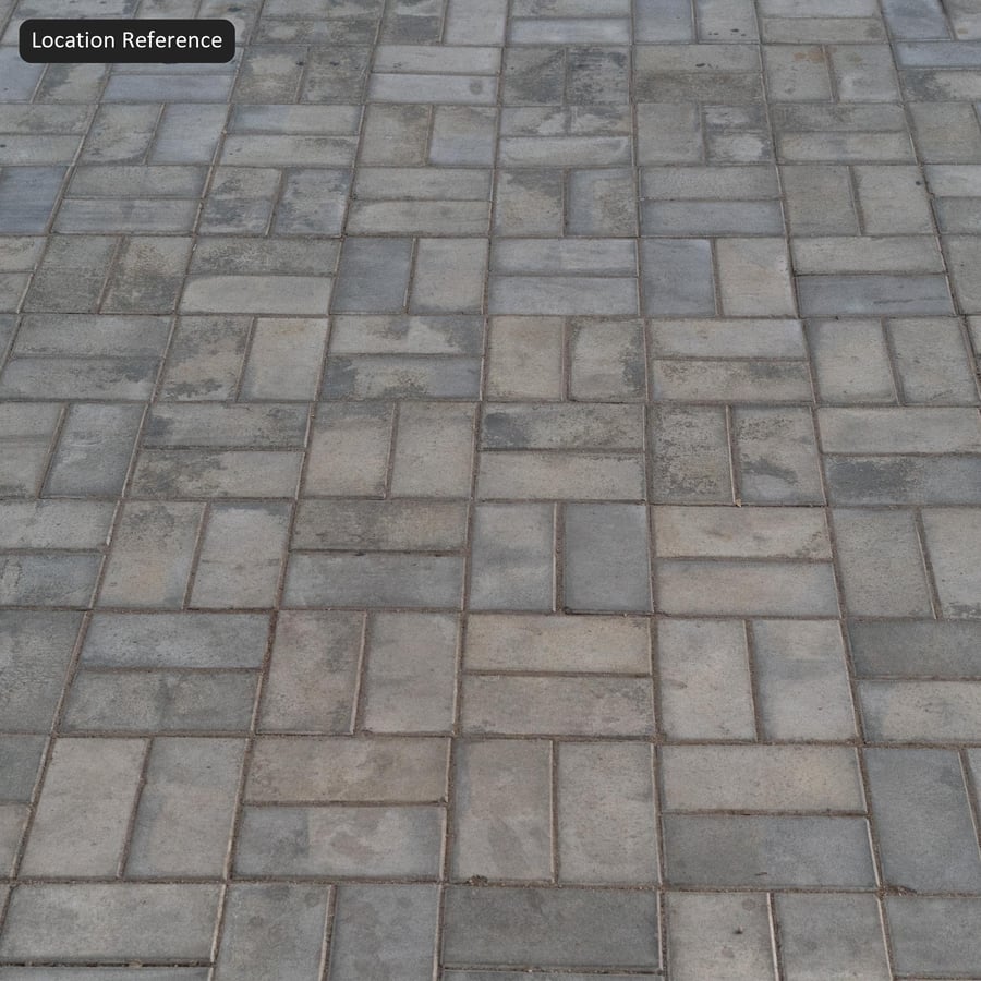 Dusty Woven Concrete Paver Texture