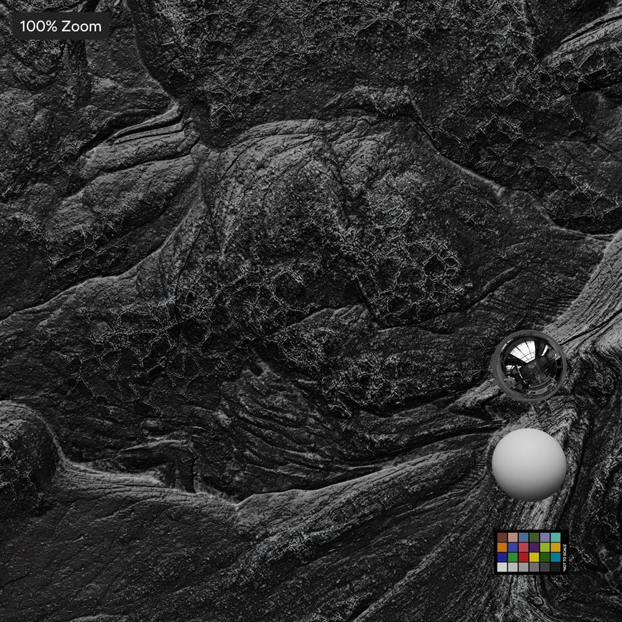 Gekühlte Vulkangestein-Textur