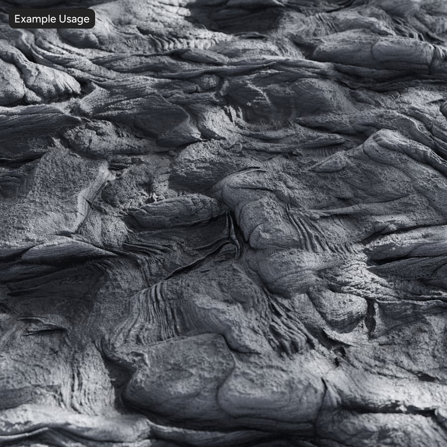 Gekühlte Vulkangestein-Textur