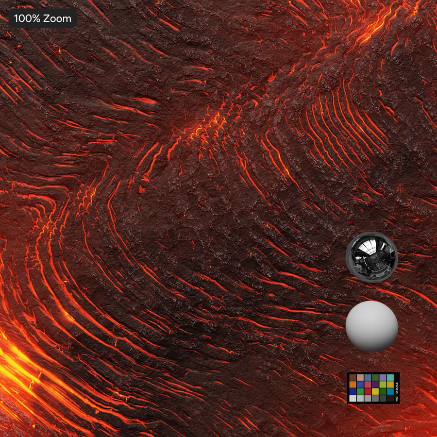 Kühlende Lava-Textur