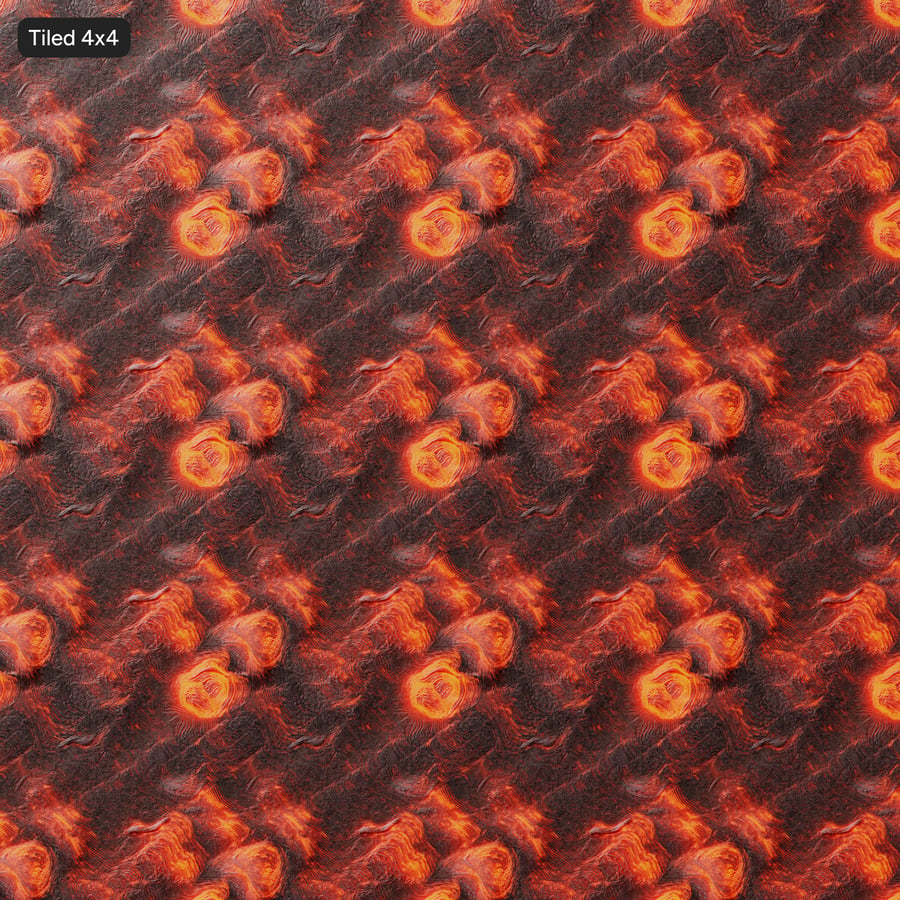 Kühlende Lava-Textur