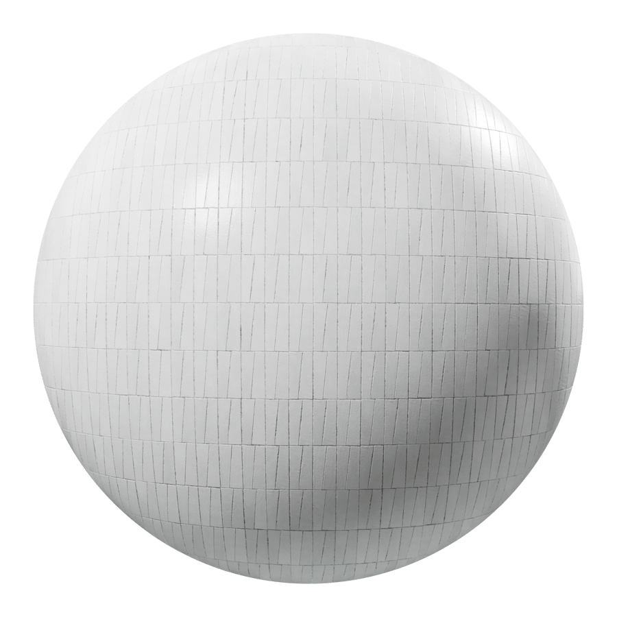 Trapezoidal Zellige Matte Tile Texture, White