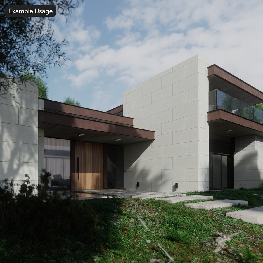 Fasad Granitplattor Textur, Vit