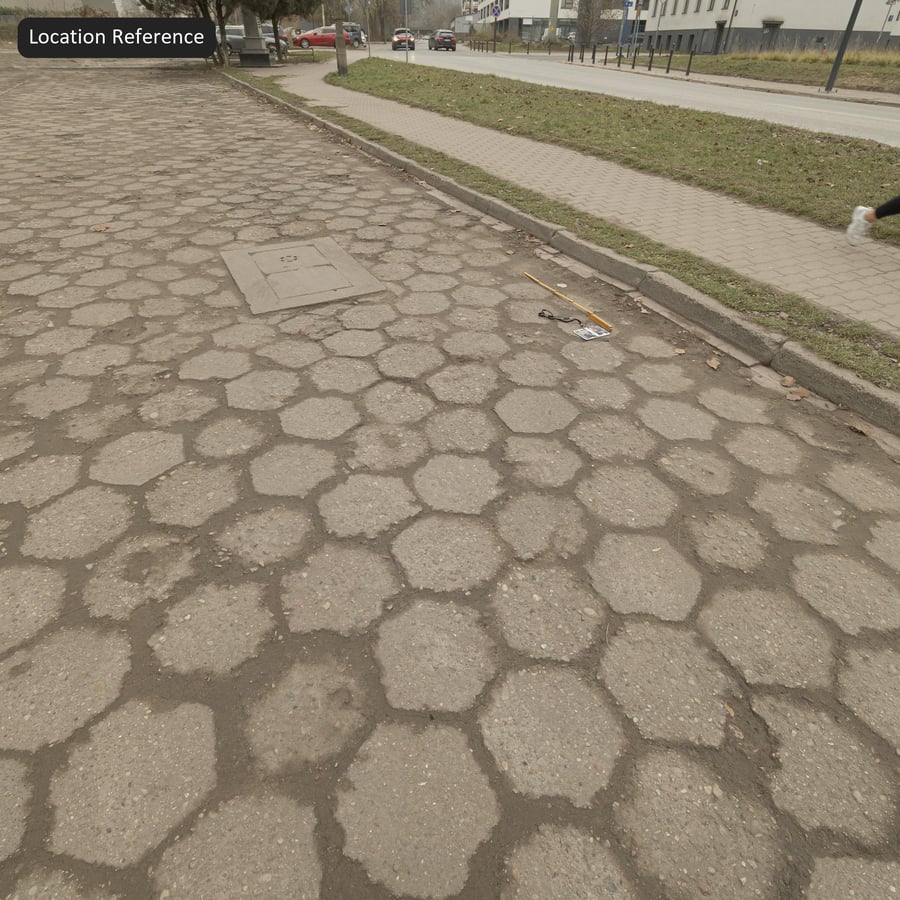 Tekstur Paving Heksagonal