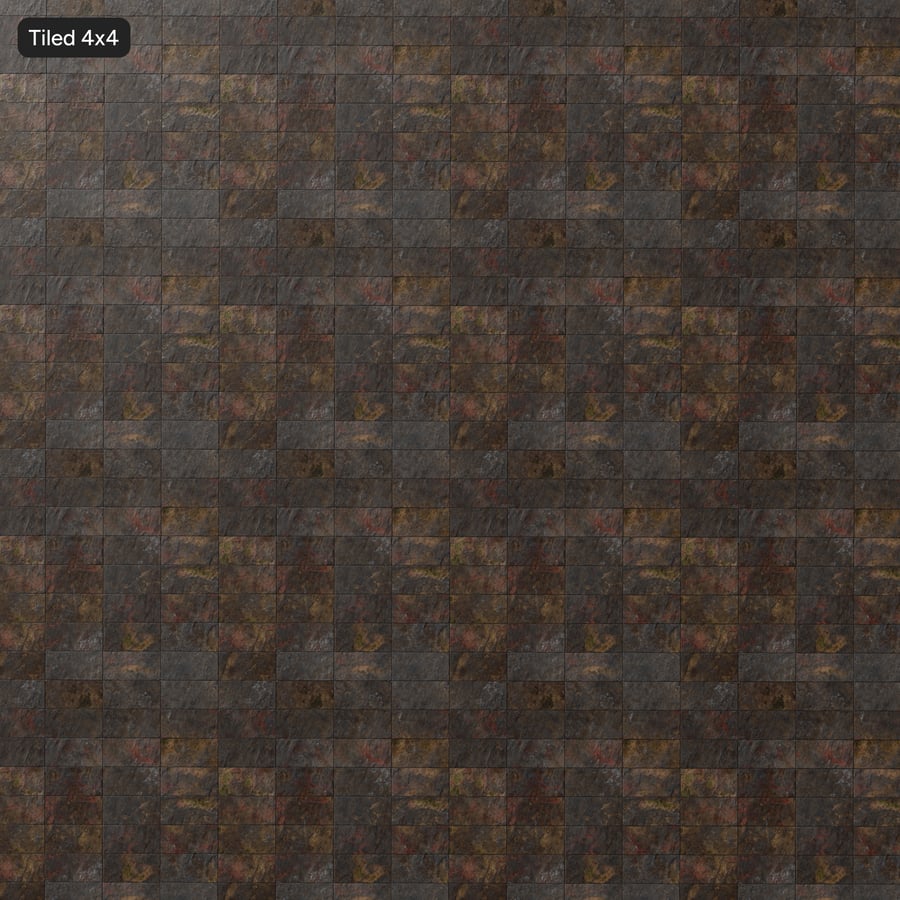 Multicolored Stacked Slate Tile Texture