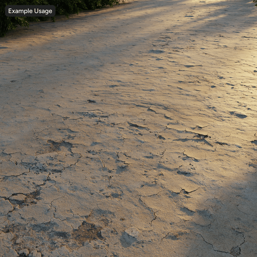 Tekstur Tanah Retak Kering