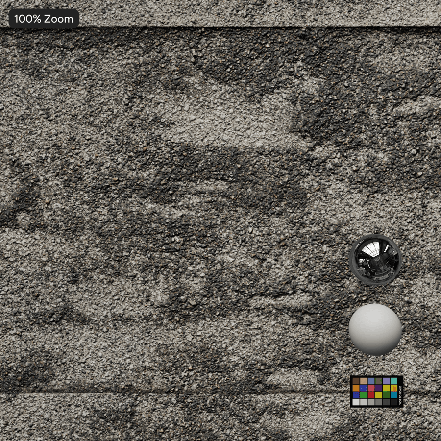Texture de pavé en pierre à agrégats poussiéreux, gris et noir