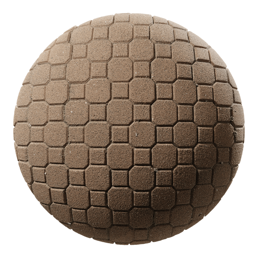 Interlocking Paver Texture, Brown