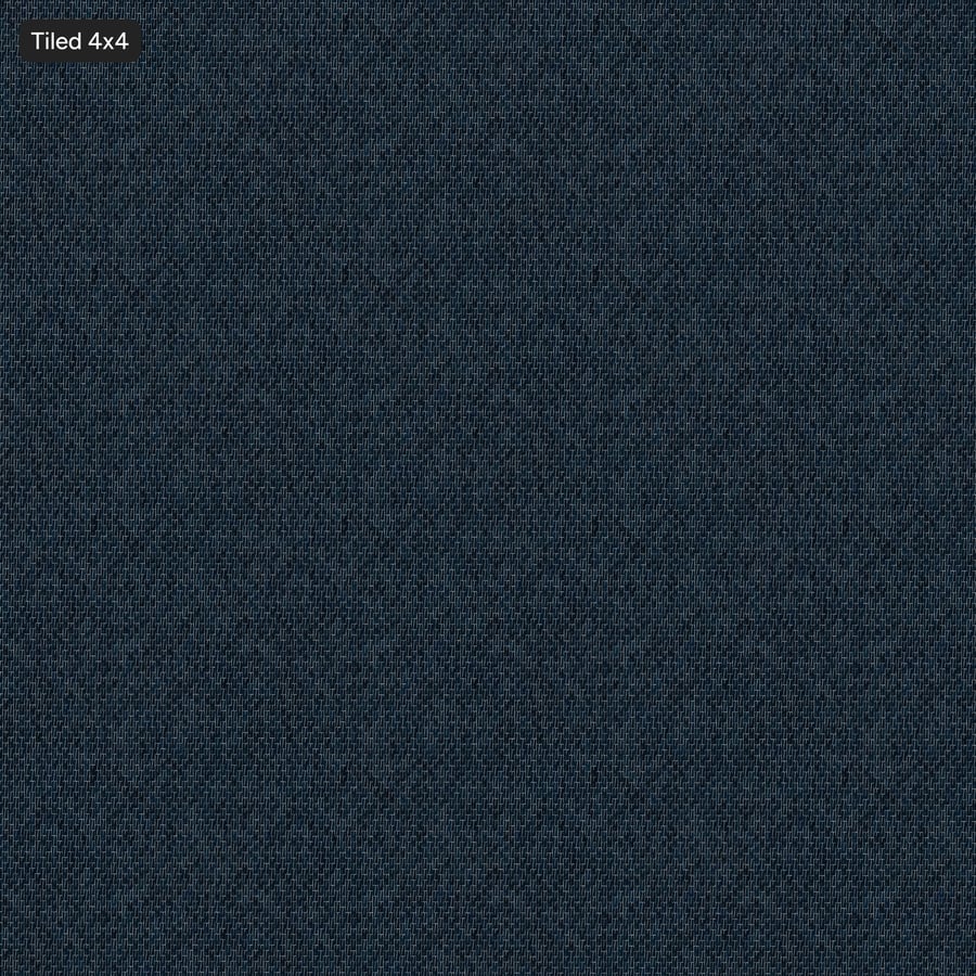 Trapezoidal Zellige Glossy Tile Texture, Blue