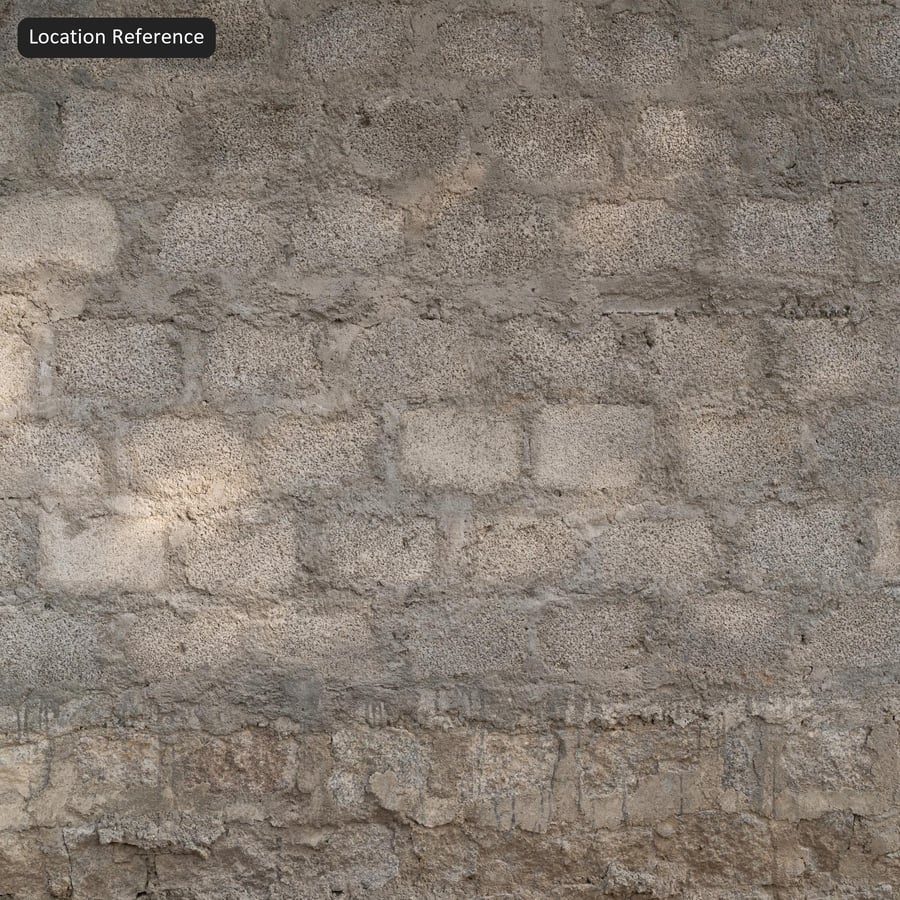 Course Ashlar Concrete Block Wall Texture, Grey