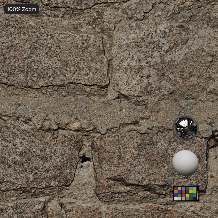 Old Rubble Stone Wall Texture