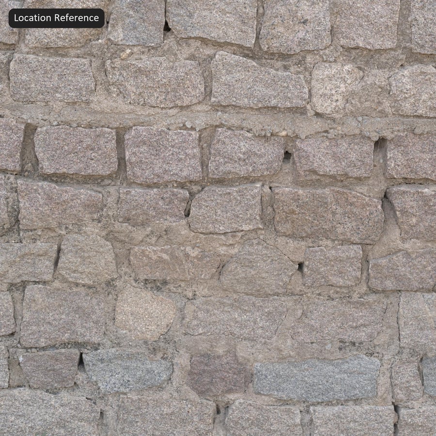 Old Rubble Stone Wall Texture