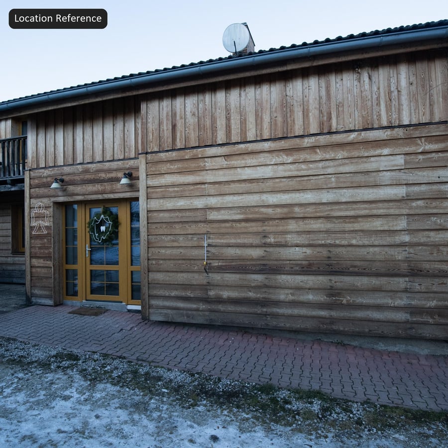 Weathered Horizontal Timber Board Cladding Texture, Sandy Brown