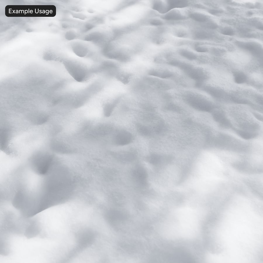Texture de neige épaisse