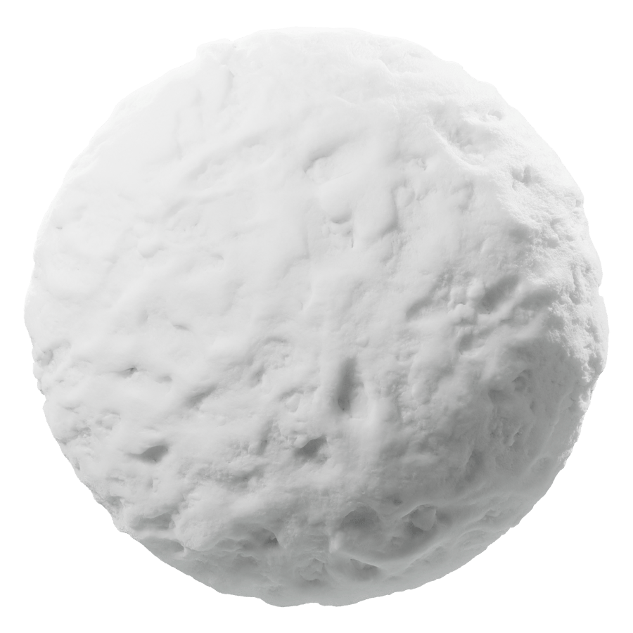 厚雪纹理上的脚印