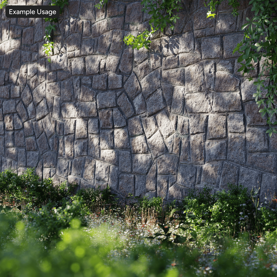 Rubble Stone Wall Texture