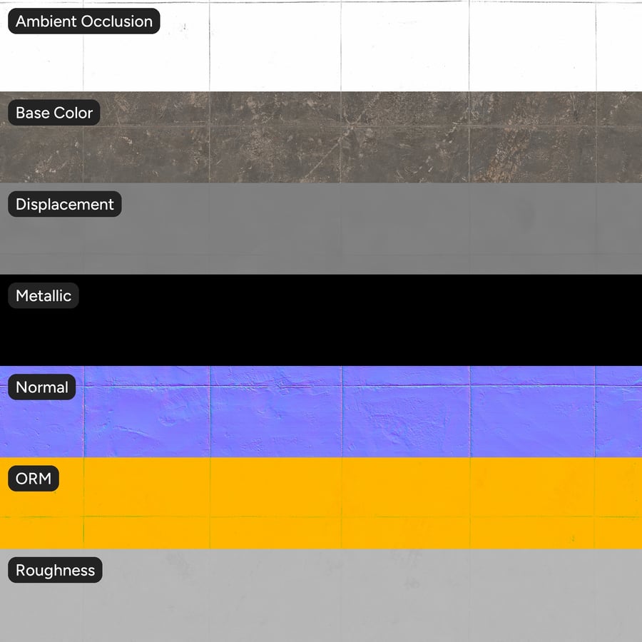 Texture Gạch Lát Đá Vuông Cũ, Màu Xám