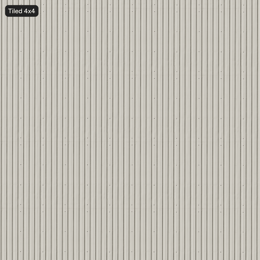 Tekstur Dinding Beton Beralur, Off White