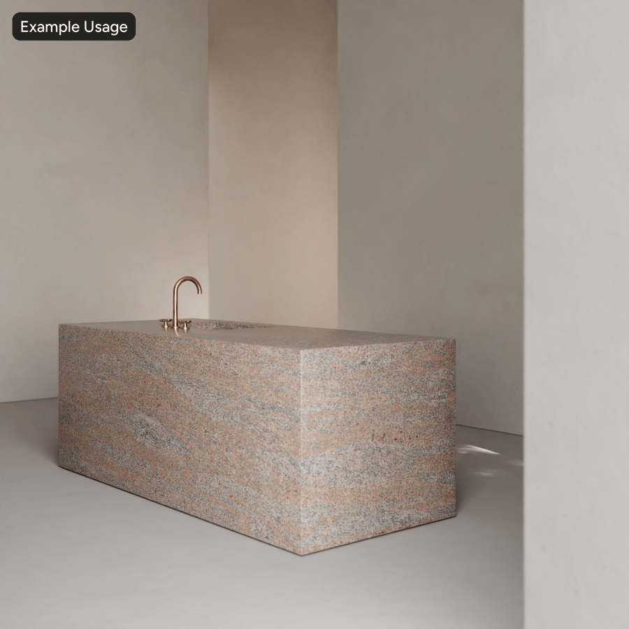 Granite Slab Texture, Red and Gray
