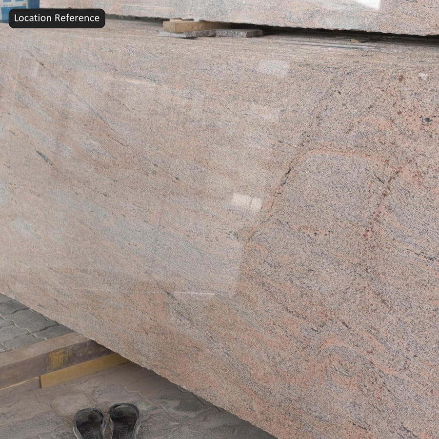 Granite Slab Texture, Red and Gray