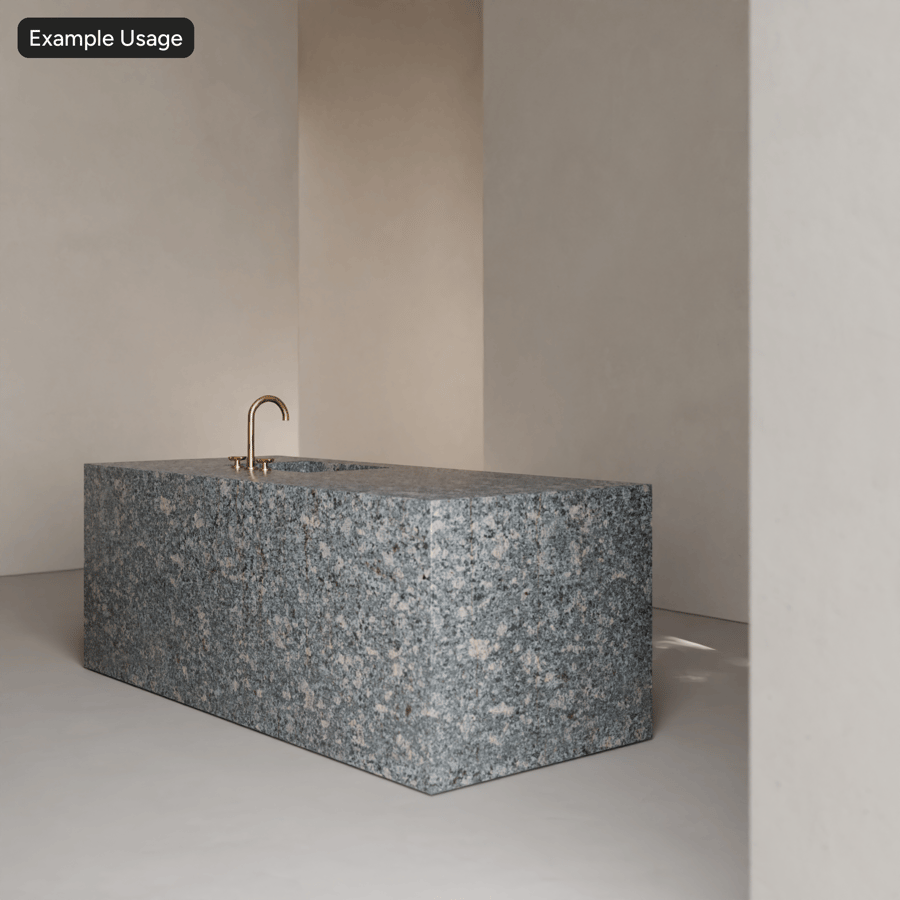 Polished Granite Stone Slab Texture, Gray