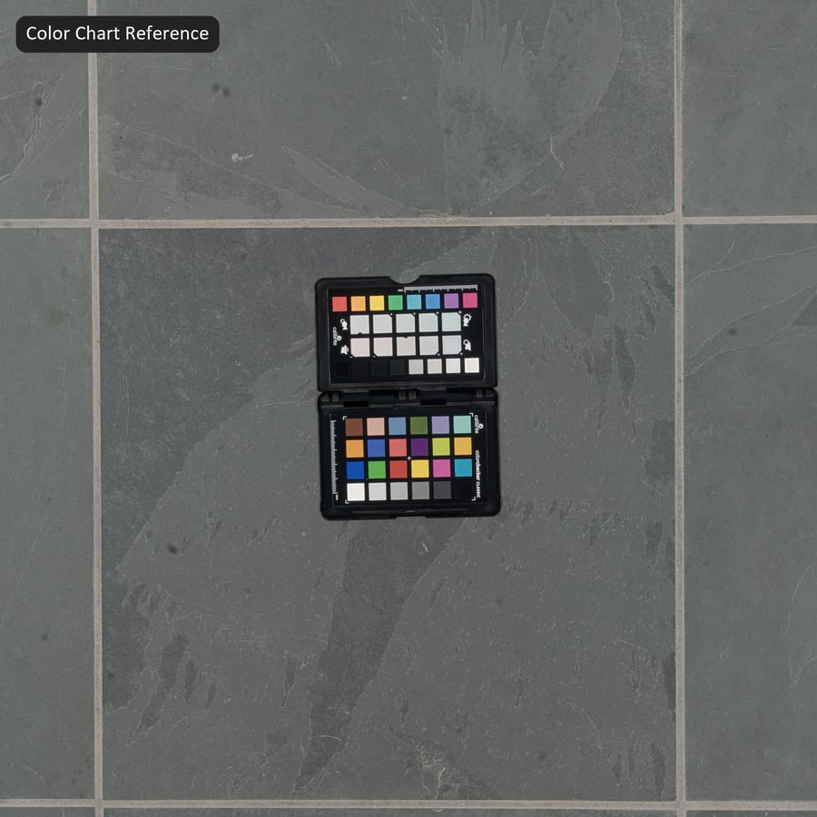 Square Slate Cleft Stone Tile Texture, Blue Grey