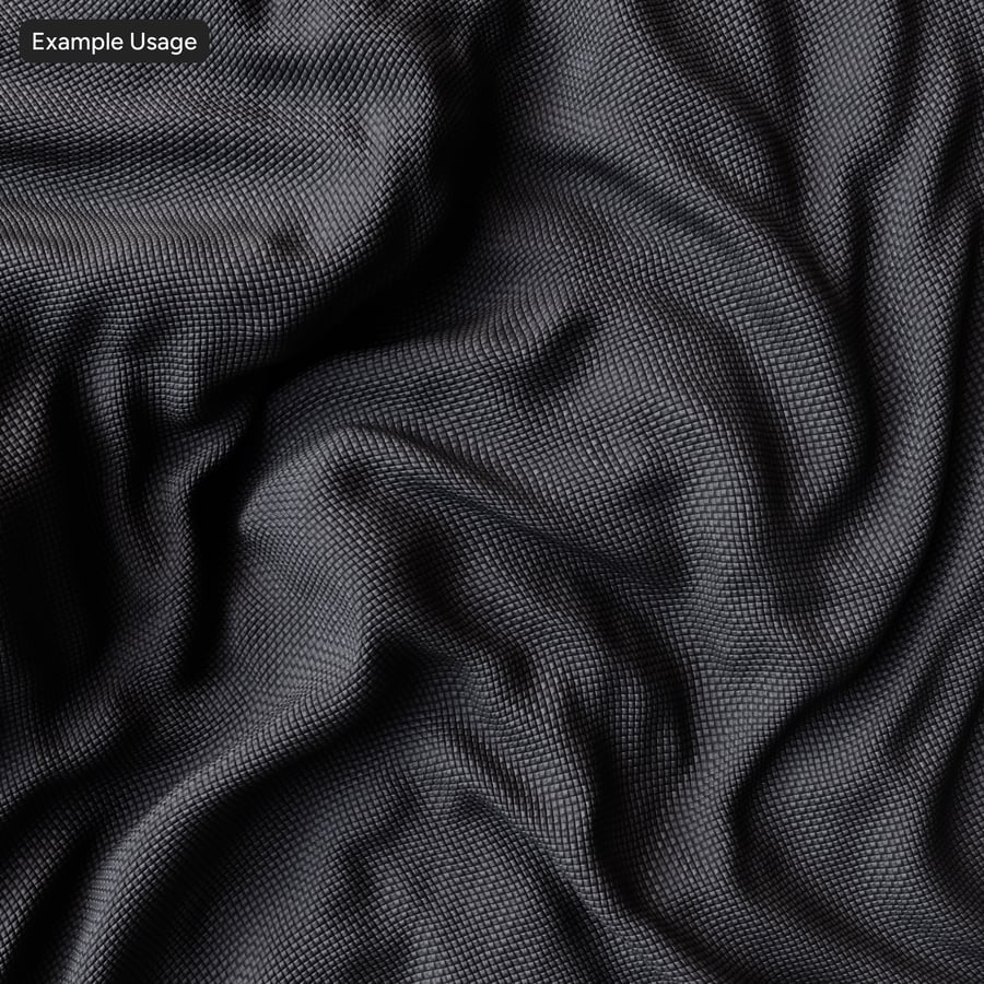 Tessuto balistico in nylon, nero