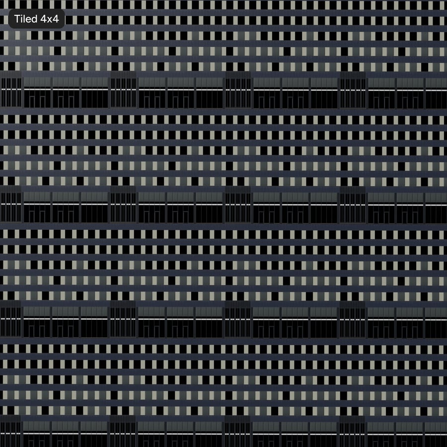 Modern Building Facade Panel Aerial Texture, Gray