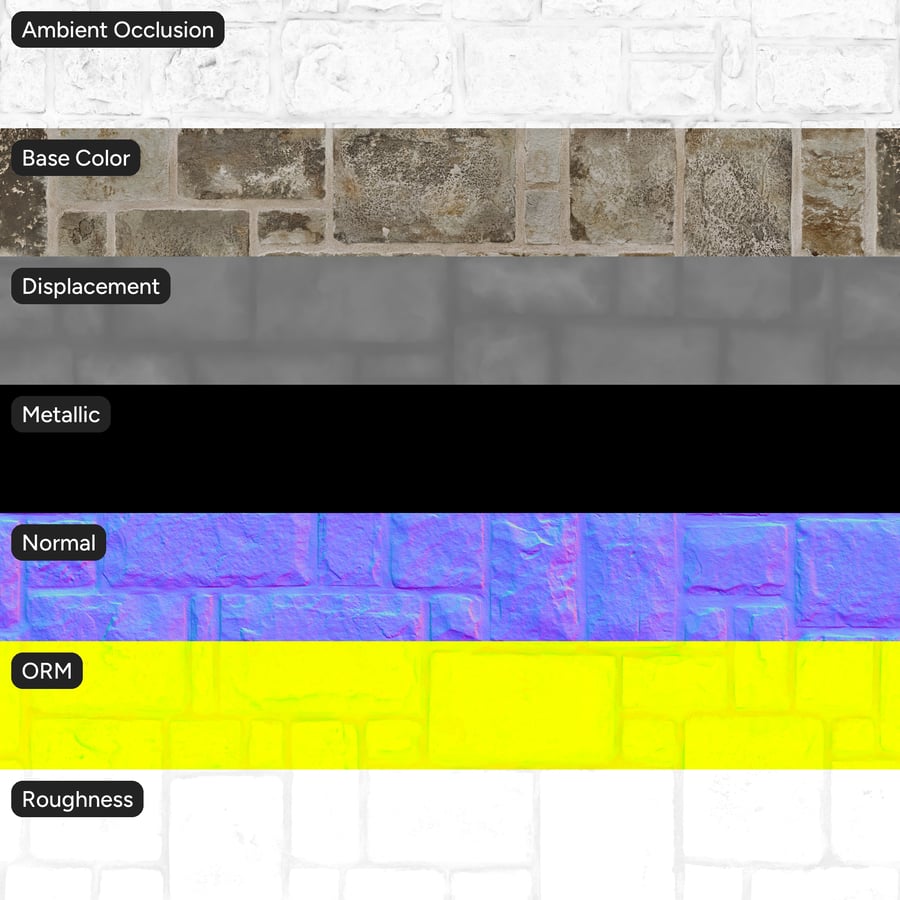 Verwitterte Bruchsteinmauer-Textur, Grau