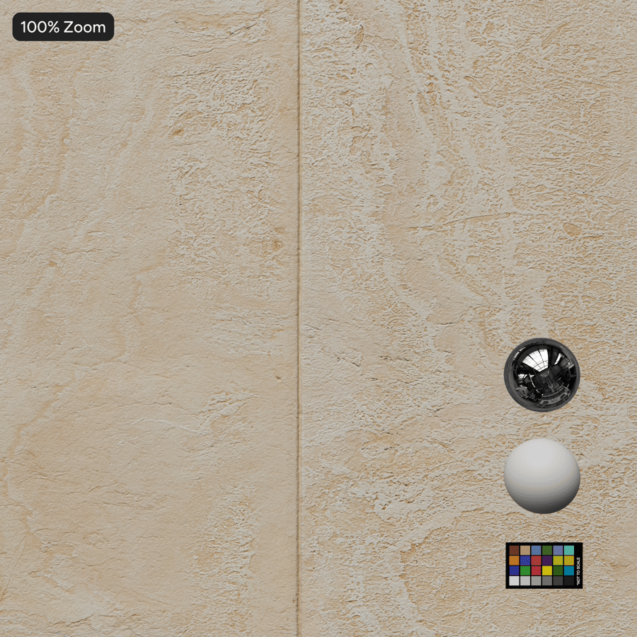 Large Format Honed Travertine Cladding Texture, Cream