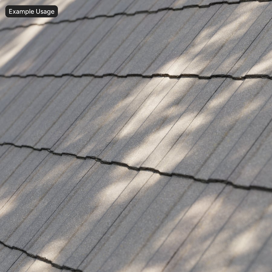Interlocking Concrete Roof Tile Texture, Warm Gray