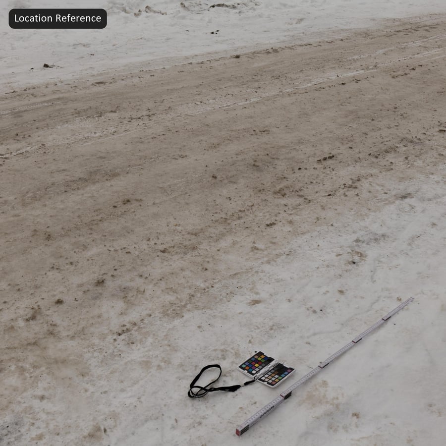Textur för smutsig snö