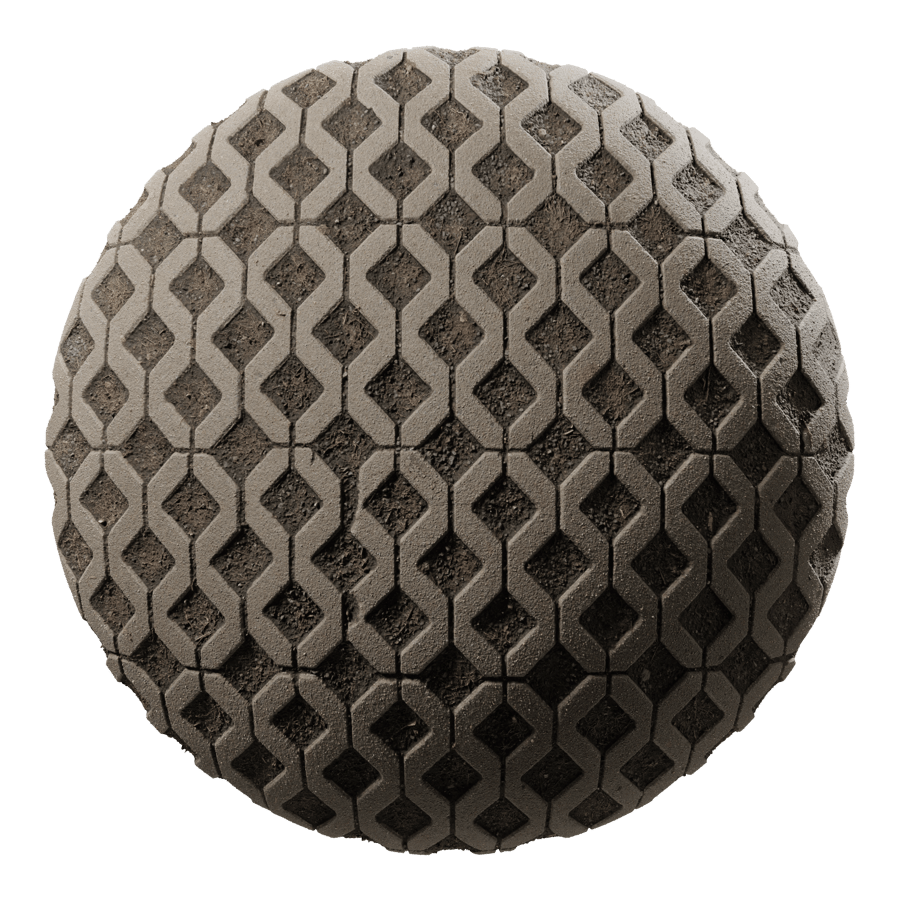 Patterened Eco Stone Paver Texture
