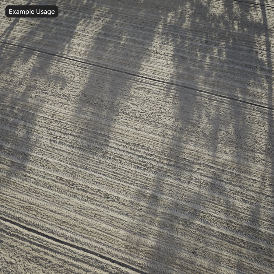 Tilled Agricultural Soil Aerial Texture, Brown