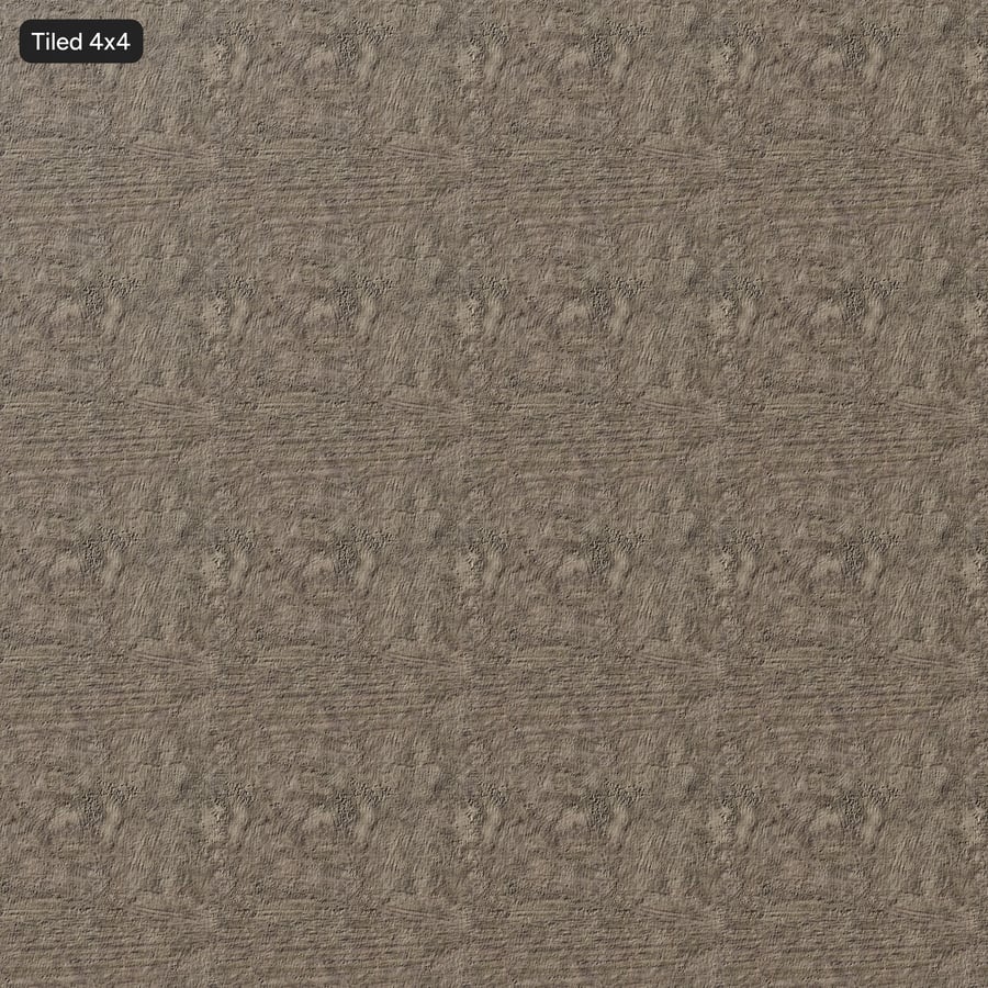 Texture aerea di terreno agricolo compattato, marrone terroso