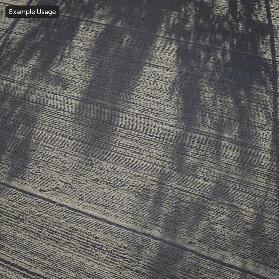 Tilled Agricultural Soil Aerial Texture, Brown