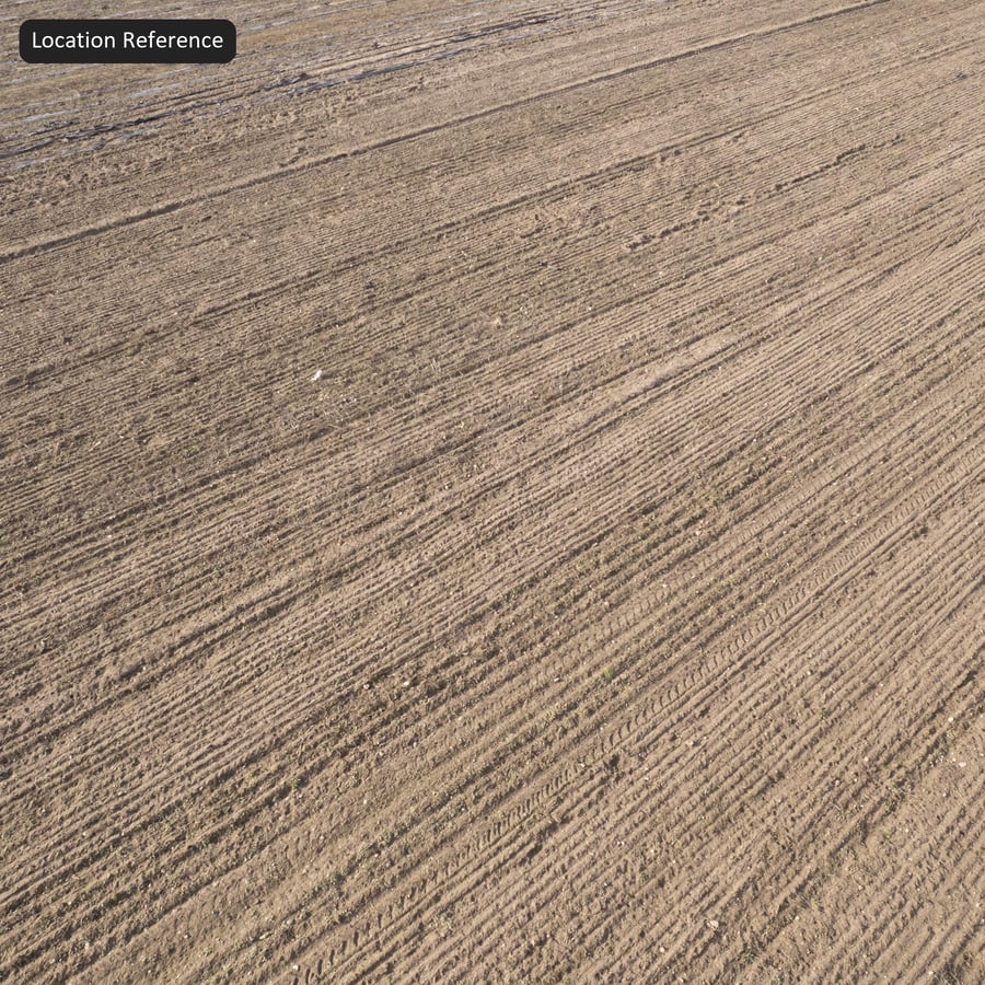Tilled Agricultural Soil Aerial Texture, Brown