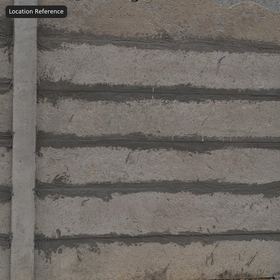 Mortared Facade Concrete Panel Wall Texture