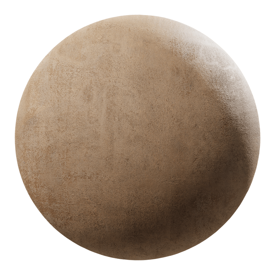 Worn Stained Concrete Floor Texture, Sandy Beige