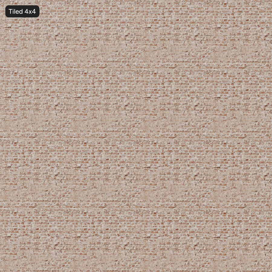 Texture de brique ancienne blanchie à la chaux en appareil à la française