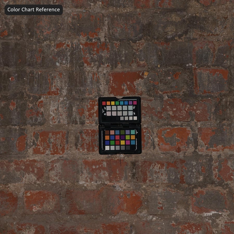 Old Weathered Running Bond Brick Texture, Red