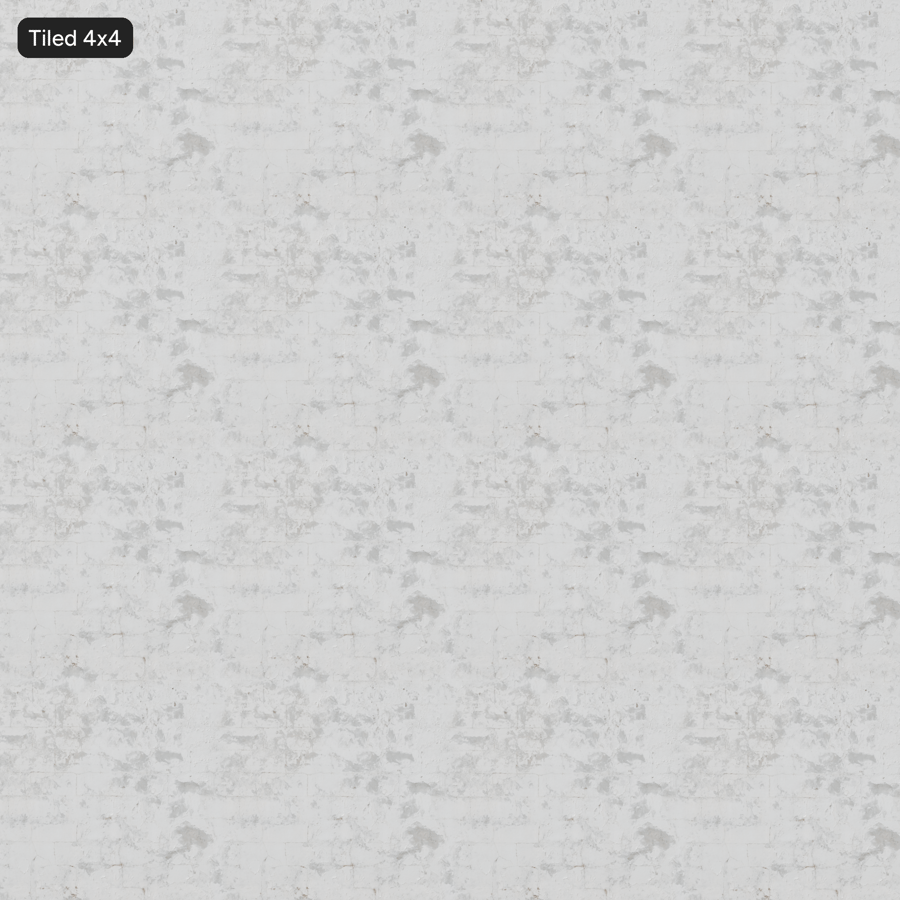 Peeling Painted Concrete Block Wall Texture, White