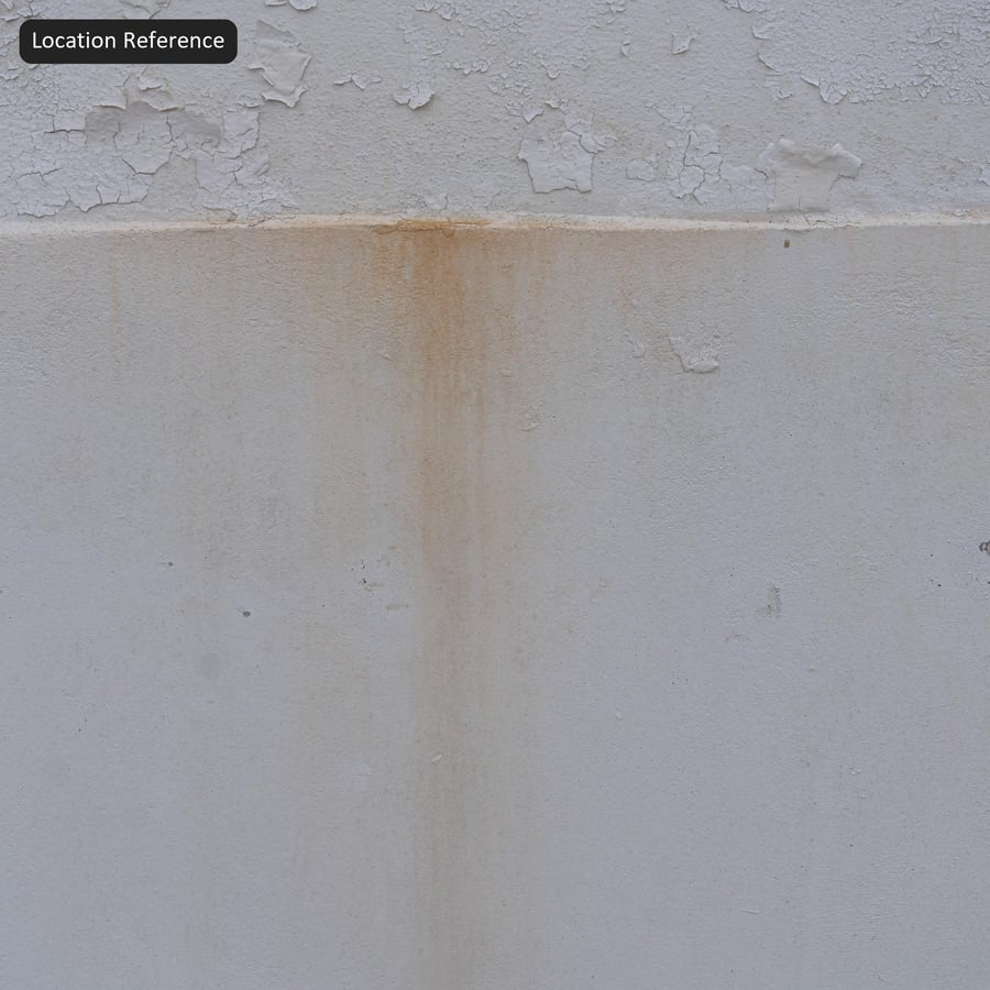 Peeling Painted Concrete Wall Texture, Off-White
